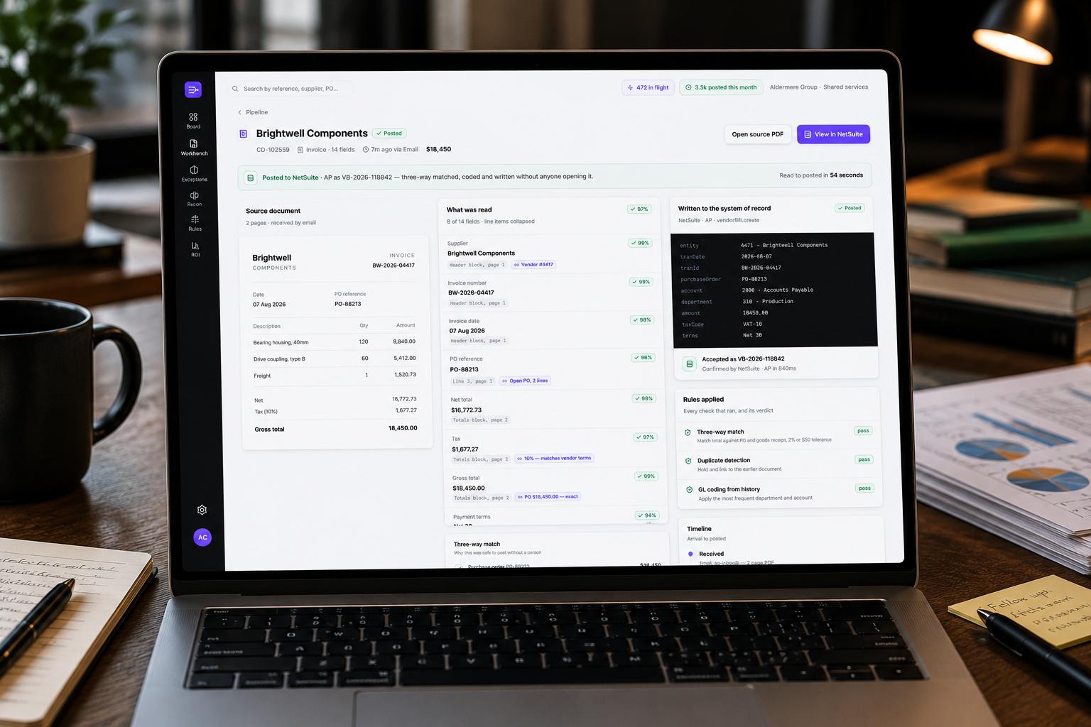 Document processing pipelines agent